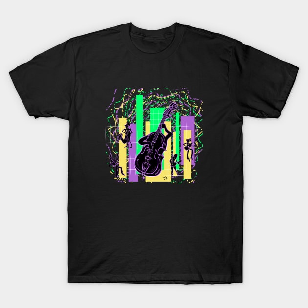 Mardi Gras T-Shirt by katgaddis